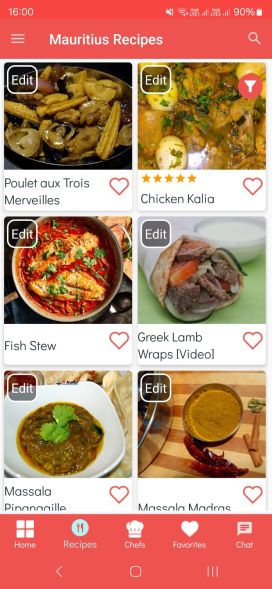 Mauritius Recipes app